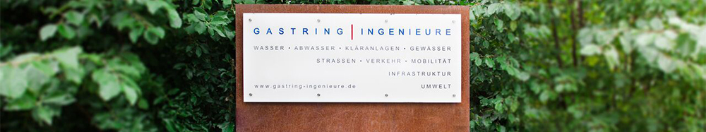 Bild mit Firmenschild Gastring Ingenieure